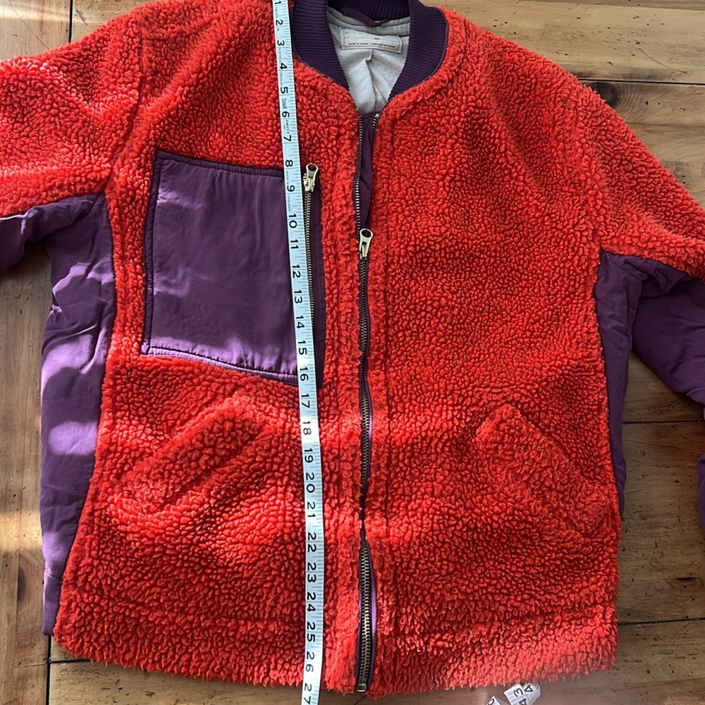 Free People Rivington Sherpa Bomber jacket size XS - Picture 9 of 12